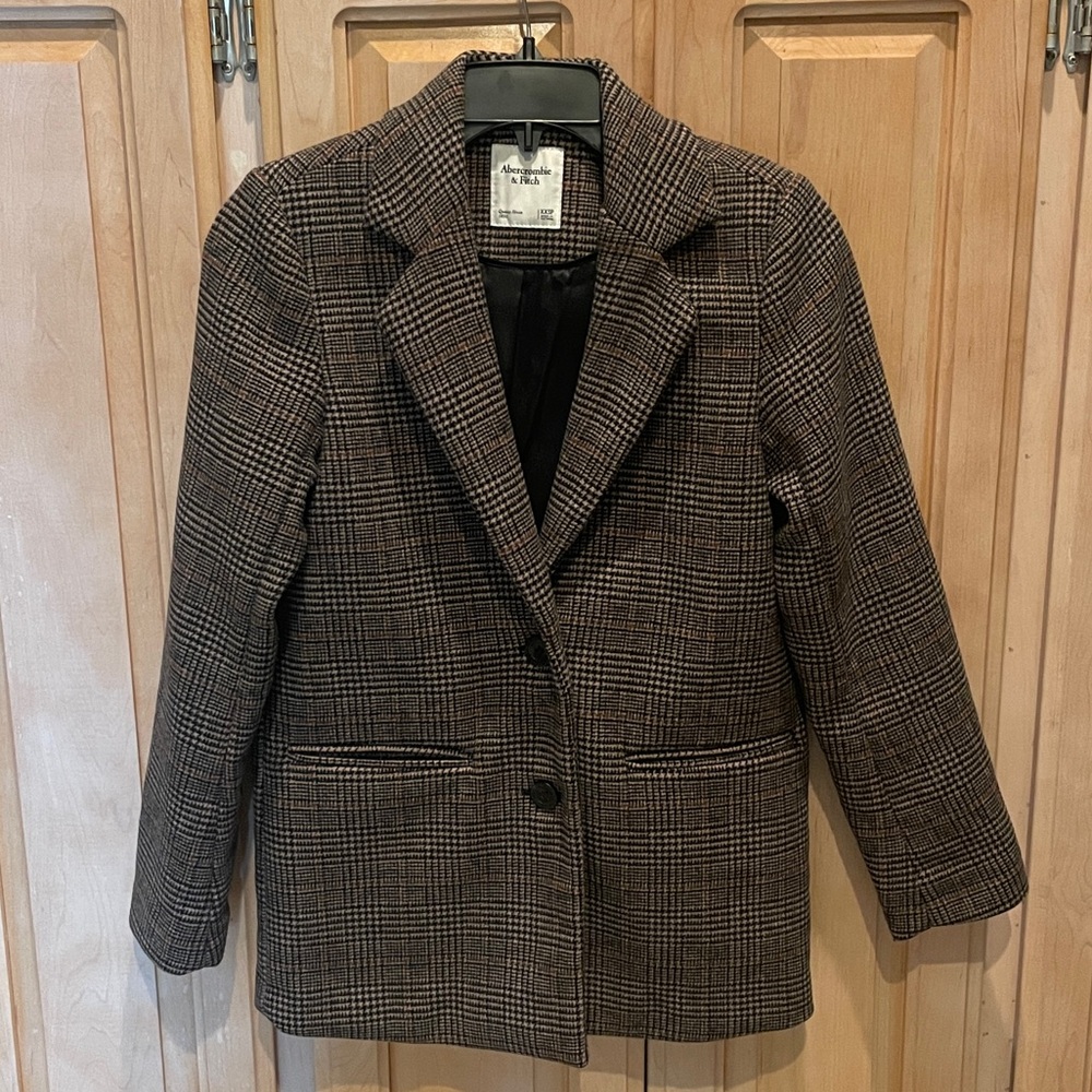 Abercrombie and Fitch Wool Blazer Coat XXS Petite